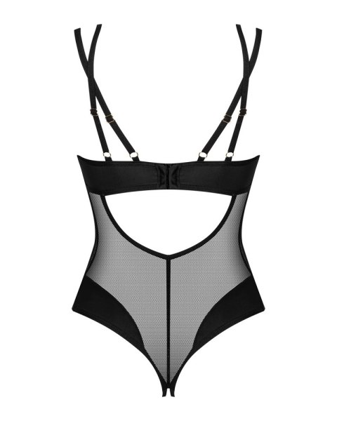 Obsessive - Czarne Body Bez Krocza Z Elastycznej Siateczki Nesari M/L Obsessive Obsessive - Czarne Body Bez Krocza Z Elastycznej Siateczki Nesari M/L Obsessive