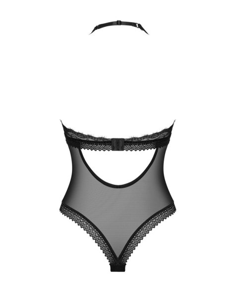 Obsessive - Czarne Siateczkowe Body Z Delikatną Koronką Medilla XS/S Obsessive Obsessive - Czarne Siateczkowe Body Z Delikatną Koronką Medilla XS/S Obsessive