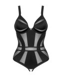 Obsessive - Seksowne Body Z Małą Ozdobą Między Piersiami Bez Krocza Chic Amoria M/L Obsessive