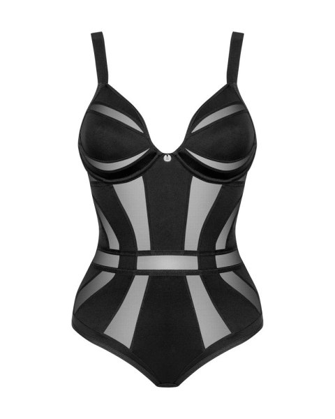 Obsessive - Seksowne Czarne Body Z Małą Ozdobą Między Piersiami Chic Amoria M/L Obsessive Obsessive - Seksowne Czarne Body Z Małą Ozdobą Między Piersiami Chic Amoria M/L Obsessive
