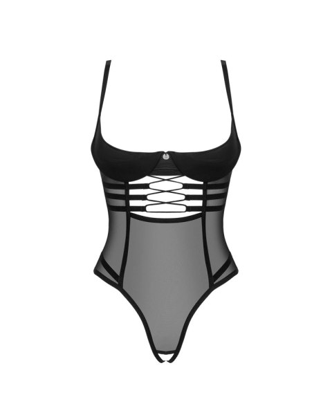 Obsessive - Seksowne Siateczkowe Body Bez Biustu I Krocza Czarne Roxelia XL/2XL Obsessive Obsessive - Seksowne Siateczkowe Body Bez Biustu I Krocza Czarne Roxelia XL/2XL Obsessive