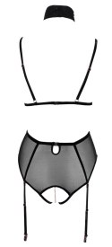 Abierta Fina - Body Bez Biustu I Z Ozdobną Biżuterią Z Różowego Złota XL Abierta Fina