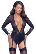 Cottelli Bondage - Seksowne Siateczkowe Body Z Otwartym Krokiem L Cottelli BONDAGE