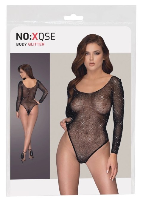 NO:XQSE - Seksowne Siateczkowe Body Z Brokatowymi Kamieniami S-L NO:XQSE NO:XQSE - Seksowne Siateczkowe Body Z Brokatowymi Kamieniami S-L NO:XQSE