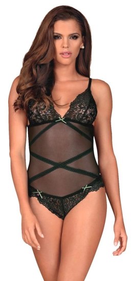 Obsessive - Body Z Koronkowym Dołem I Miseczkami Czarne L/XL Obsessive