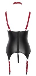 Cottelli Bondage - Seksowna Matowa Haleczka Bez Biustu + Otwarte Stringi XL Cottelli BONDAGE