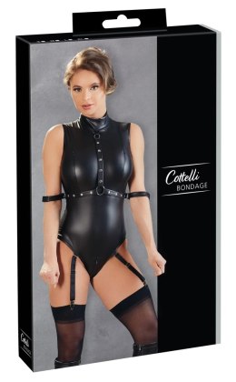 Cottelli Bondage - Seksowne Body Z Paskami I Otwartym Kroczem XL Cottelli BONDAGE