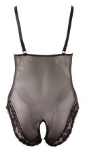 Cottelli CURVES - Seksowne Body Z Delikatną Koronką I Otwartym Kroczem 4XL Cottelli CURVES