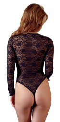 Cottelli LINGERIE - Seksowne Koronkowe Body Z Matowymi Wstawkami Czarne L Cottelli LINGERIE