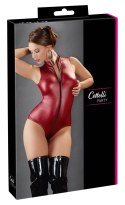 Cottelli PARTY - Czerwone Błyszczące Body Z Długim Suwakiem XL Cottelli PARTY