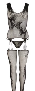 Mandy Mystery Lingerie - Czarna Koszulka Do Pończoch S-L Mandy Mystery lingerie