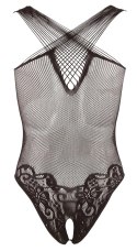 NO:XQSE - Seksowne Bezszwowe Body Z Elegancką Koronką Czarne S-L NO:XQSE