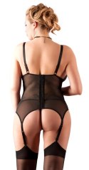 Cottelli CURVES - Seksowna Koszulka Z Rozcięciem Na Miseczkach + Stringi 2XL Cottelli CURVES