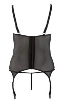 Cottelli CURVES - Seksowna Koszulka Z Rozcięciem Na Miseczkach + Stringi 4XL Cottelli CURVES