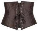 Cottelli CURVES - Seksowny Gorset Bez Biustu Na Haftki Czarny 3XL Cottelli CURVES