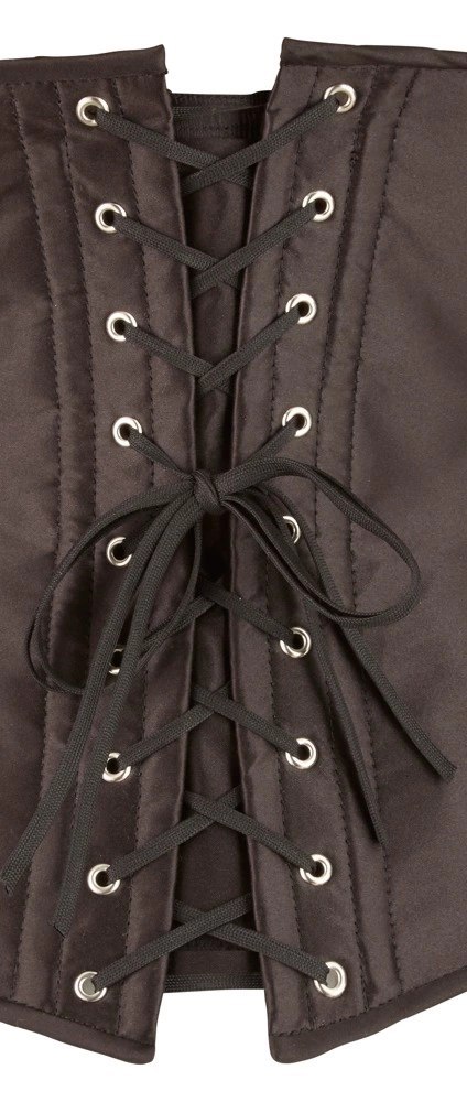 Cottelli CURVES - Seksowny Gorset Bez Biustu Na Haftki Czarny 4XL Cottelli CURVES Cottelli CURVES - Seksowny Gorset Bez Biustu Na Haftki Czarny 4XL Cottelli CURVES