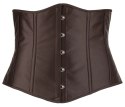 Cottelli CURVES - Seksowny Gorset Bez Biustu Na Haftki Czarny 4XL Cottelli CURVES