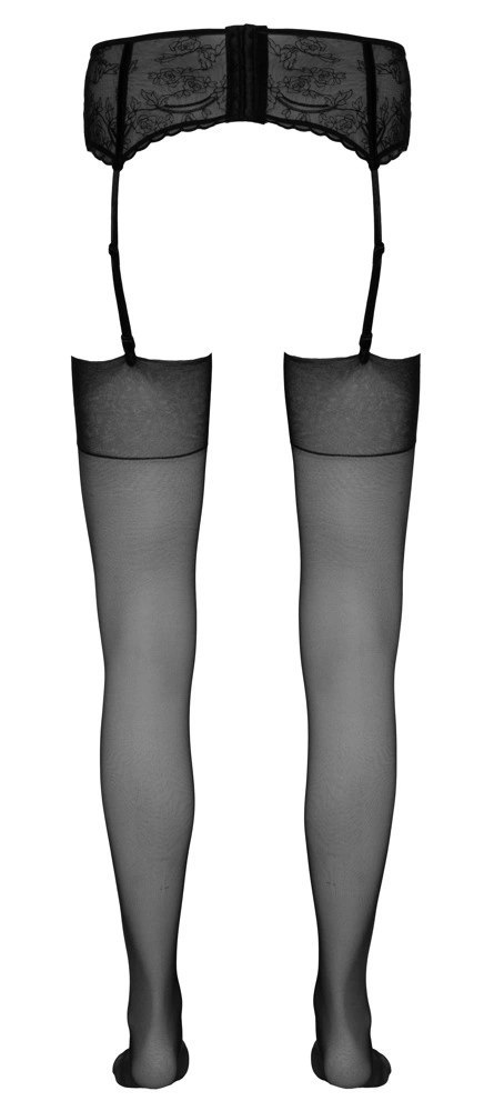 Cottelli LEGWEAR - Czarne Jedwabiste Pończochy Do Pasa 6 Cottelli LEGWEAR Cottelli LEGWEAR - Czarne Jedwabiste Pończochy Do Pasa 6 Cottelli LEGWEAR