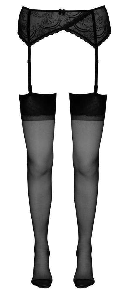Cottelli LEGWEAR - Seksowne Czarne Pończochy Z Ozdobnym Szwem 1 Cottelli LEGWEAR Cottelli LEGWEAR - Seksowne Czarne Pończochy Z Ozdobnym Szwem 1 Cottelli LEGWEAR