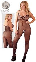 NO:XQSE - Czarny Kombinezon Z Siateczki Z Otworami Po Bokach 2XL/3XL NO:XQSE