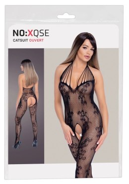 NO:XQSE - Elegancki Kombinezon Z Wyrafinowanej Siateczki Bez Krocza S-L NO:XQSE