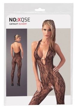 NO:XQSE - Seksowny Kombinezon Z Uchwytem Na Szyję I 3 Perłami L/XL NO:XQSE