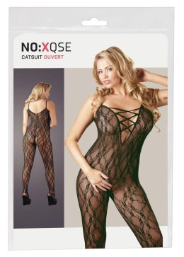 NO:XQSE - Seksowny Koronkowy Kombinezon Z Paseczkami W Dekolcie 2XL/3XL NO:XQSE