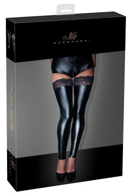 Noir - Seksowne Matowe Pończochy Z Elegancką Koronką Czarne S Noir