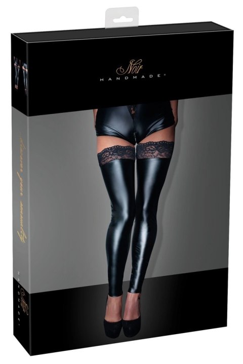 Noir - Seksowne Matowe Pończochy Z Elegancką Koronką Czarne S Noir Noir - Seksowne Matowe Pończochy Z Elegancką Koronką Czarne S Noir