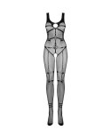 Obsessive - Seksowne Siateczkowe Bodystocking Bez Krocza N123 S-L Obsessive