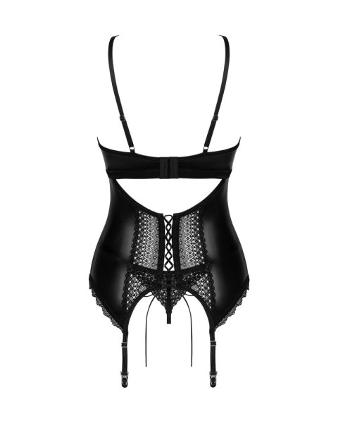 Obsessive - Seksowny Gorset Z Paskami Do Pończoch i Stringi Norides Czarne XL/2XL Obsessive Obsessive - Seksowny Gorset Z Paskami Do Pończoch i Stringi Norides Czarne XL/2XL Obsessive