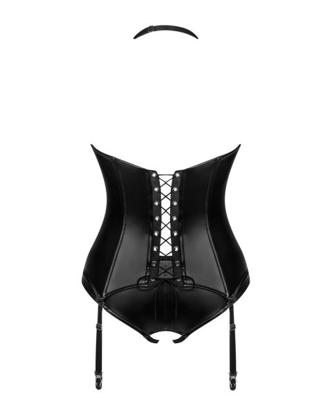 Obsessive - Seksowny Gorset i Stringi Viranes Czarne M/L Obsessive Obsessive - Seksowny Gorset i Stringi Viranes Czarne M/L Obsessive