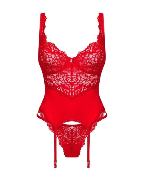 Obsessive - Seksowny Koronkowy Gorset i Stringi Amor Cherris Czerowny S/M Obsessive Obsessive - Seksowny Koronkowy Gorset i Stringi Amor Cherris Czerowny S/M Obsessive