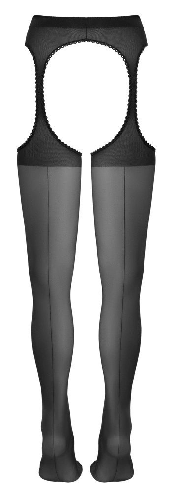Cottelli LEGWEAR - Czarne Rajstopy Do Pończoch Z Delikatną Koronką 2 Cottelli LEGWEAR Cottelli LEGWEAR - Czarne Rajstopy Do Pończoch Z Delikatną Koronką 2 Cottelli LEGWEAR