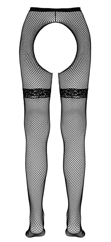 Cottelli LEGWEAR - Rajstopy Do Pończoch Kabaretki Czarne M/L Cottelli LEGWEAR Cottelli LEGWEAR - Rajstopy Do Pończoch Kabaretki Czarne M/L Cottelli LEGWEAR