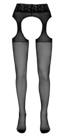 Cottelli LEGWEAR - Rajstopy Do Pończoch Z Koronkowymi Wycięciami 4 Cottelli LEGWEAR