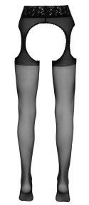Cottelli LEGWEAR - Rajstopy Do Pończoch Z Koronkowymi Wycięciami 4 Cottelli LEGWEAR