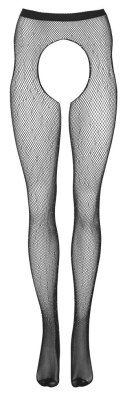 Cottelli LEGWEAR - Rajstopy Do Pończoch Z Siateczki Z Brokatowymi Kamieniami S-L Cottelli LEGWEAR