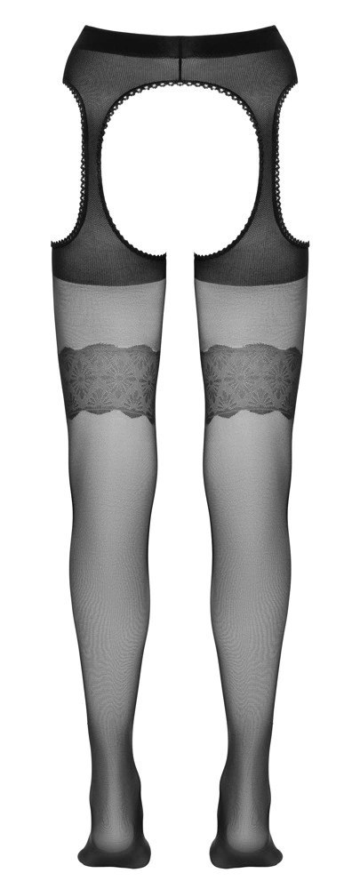 Cottelli LEGWEAR - Rajstopy Do Pończoch Z Wycięciami I Wzorem S Cottelli LEGWEAR Cottelli LEGWEAR - Rajstopy Do Pończoch Z Wycięciami I Wzorem S Cottelli LEGWEAR