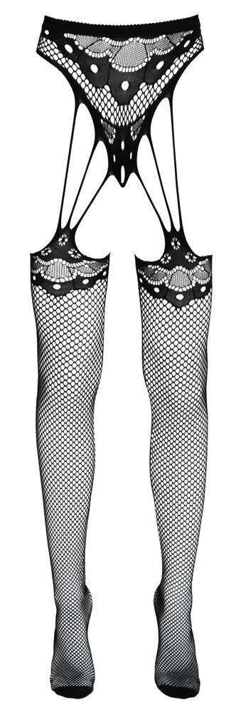 Cottelli LEGWEAR - Rajstopy Z Pasem Do Pończoch Stringi Bez Krocza S-L Cottelli LEGWEAR Cottelli LEGWEAR - Rajstopy Z Pasem Do Pończoch Stringi Bez Krocza S-L Cottelli LEGWEAR