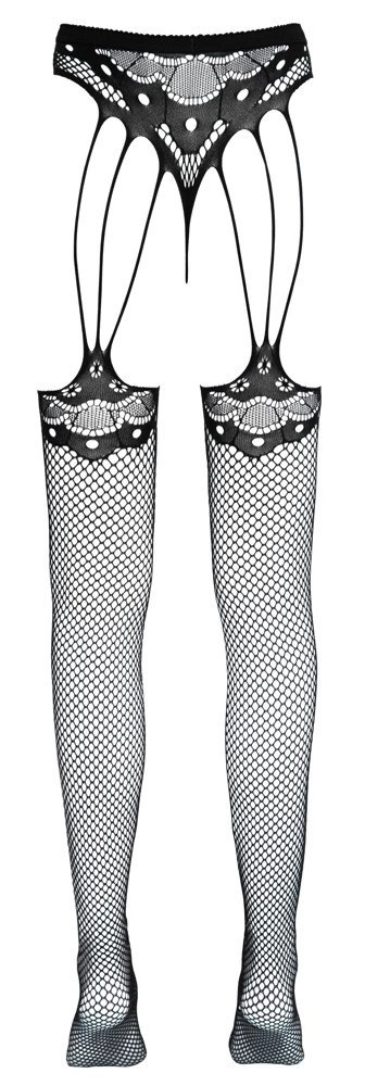 Cottelli LEGWEAR - Rajstopy Z Pasem Do Pończoch Stringi Bez Krocza S-L Cottelli LEGWEAR Cottelli LEGWEAR - Rajstopy Z Pasem Do Pończoch Stringi Bez Krocza S-L Cottelli LEGWEAR