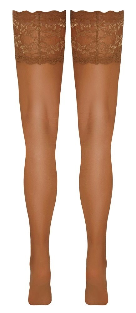 Cottelli LEGWEAR - Samonośne Beżowe Pończochy Z Szeroką Koronką 2 Cottelli LEGWEAR Cottelli LEGWEAR - Samonośne Beżowe Pończochy Z Szeroką Koronką 2 Cottelli LEGWEAR