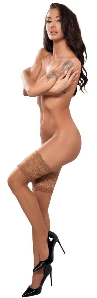 Cottelli LEGWEAR - Samonośne Beżowe Pończochy Z Szeroką Koronką 4 Cottelli LEGWEAR Cottelli LEGWEAR - Samonośne Beżowe Pończochy Z Szeroką Koronką 4 Cottelli LEGWEAR