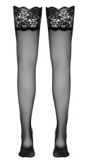 Cottelli LEGWEAR - Seksowne Pończochy Samonośne Z Wysoką Koronką 5 Cottelli LEGWEAR