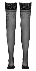 Cottelli LEGWEAR - Seksowne Pończochy Z Koronką I Eleganckimi Wzorami 5 Cottelli LEGWEAR