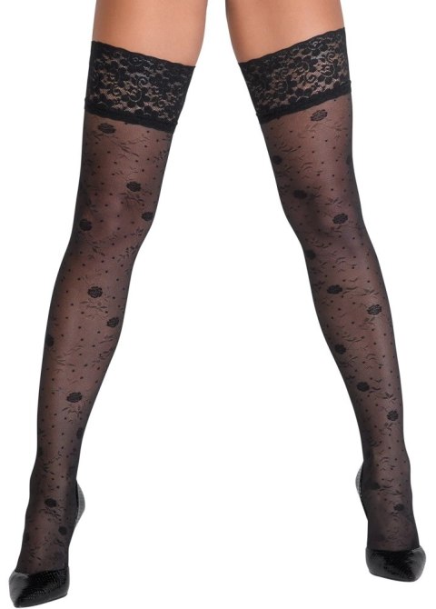 Cottelli LEGWEAR - Seksowne Pończochy Z Koronką I Kwiatowymi Wzorami 2 Cottelli LEGWEAR Cottelli LEGWEAR - Seksowne Pończochy Z Koronką I Kwiatowymi Wzorami 2 Cottelli LEGWEAR