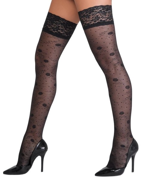 Cottelli LEGWEAR - Seksowne Pończochy Z Koronką I Kwiatowymi Wzorami 3 Cottelli LEGWEAR Cottelli LEGWEAR - Seksowne Pończochy Z Koronką I Kwiatowymi Wzorami 3 Cottelli LEGWEAR