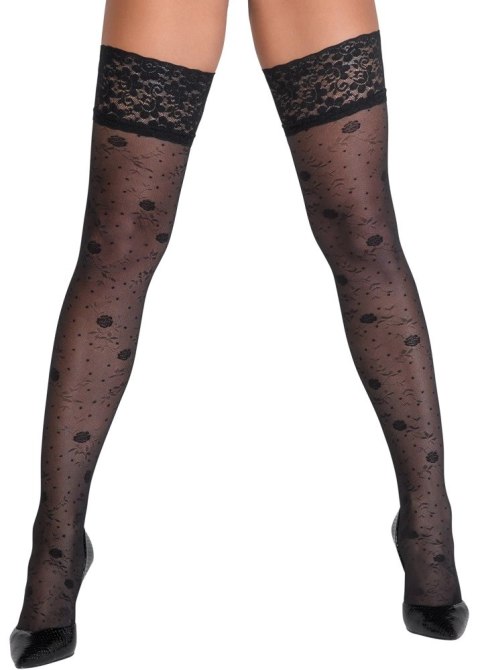 Cottelli LEGWEAR - Seksowne Pończochy Z Koronką I Kwiatowymi Wzorami 4 Cottelli LEGWEAR Cottelli LEGWEAR - Seksowne Pończochy Z Koronką I Kwiatowymi Wzorami 4 Cottelli LEGWEAR