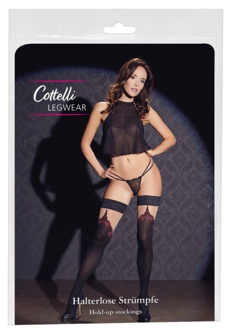 Cottelli LEGWEAR - Seksowne Samonośne Pończochy Z Eleganckim Wzorem 2 Cottelli LEGWEAR Cottelli LEGWEAR - Seksowne Samonośne Pończochy Z Eleganckim Wzorem 2 Cottelli LEGWEAR