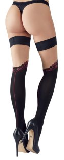 Cottelli LEGWEAR - Seksowne Samonośne Pończochy Z Eleganckim Wzorem 4 Cottelli LEGWEAR